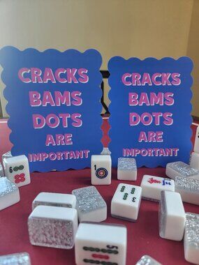 Mah Jong Tile Shuffle Cards – Cracks Bams Dots Are Important